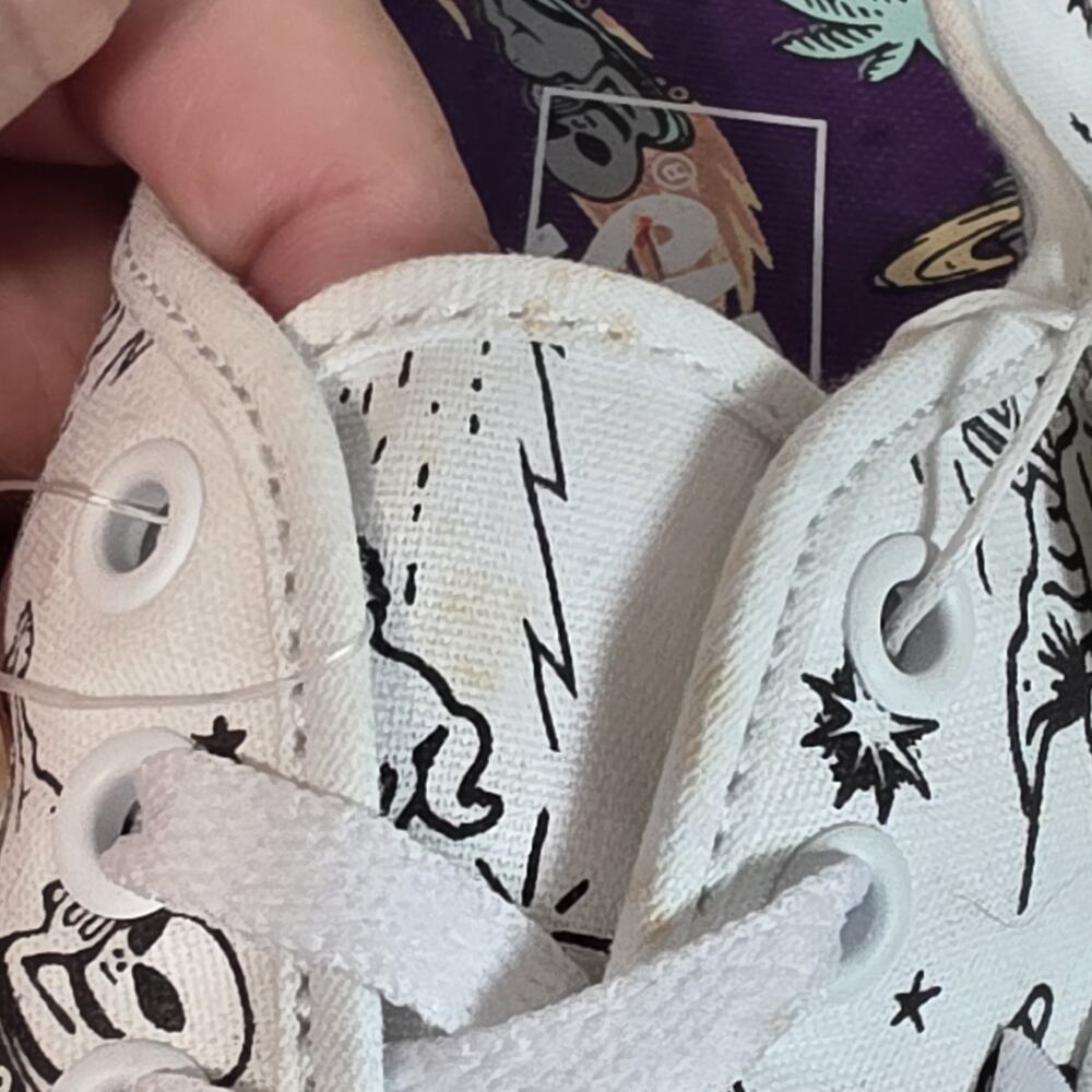 Vans Authentic Unidentified U-Paint Women's Skate Shoes Sneakers Size 7 White - Picture 11 of 11